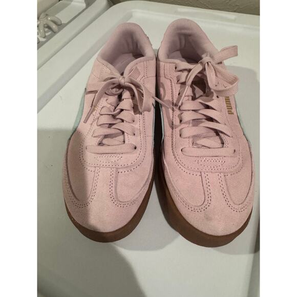 Puma Club II Era Suede Rose Mauve Safe Lake Size 8 - Picture 5 of 9